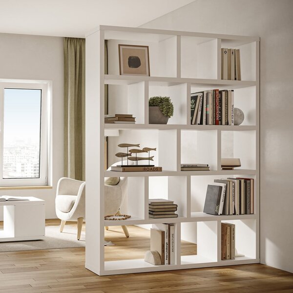 Bijela biblioteka 150x198 cm Berlin – TemaHome