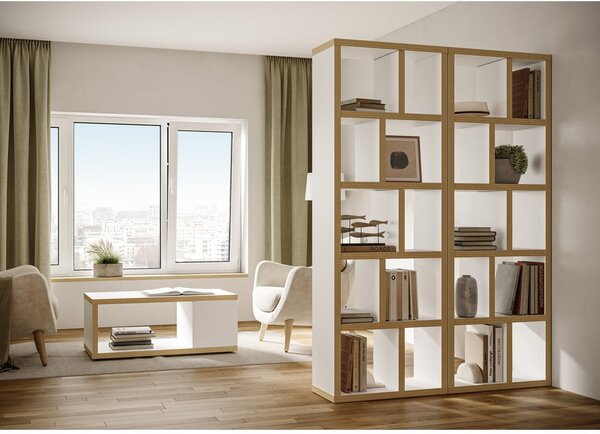 Bijela/u prirodnoj boji biblioteka 70x198 cm Berlin – TemaHome