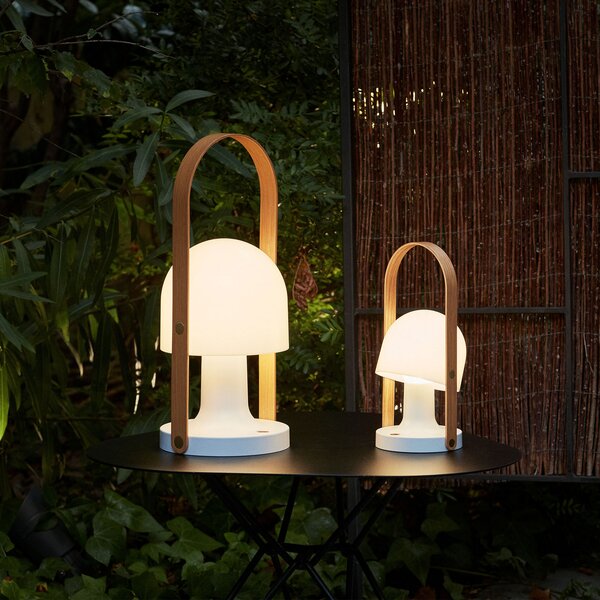 Stolne Lampa MARSET, FollowMe Plus, prigušiv, Drvo, Dnevna soba, Drvo, Dizajn
