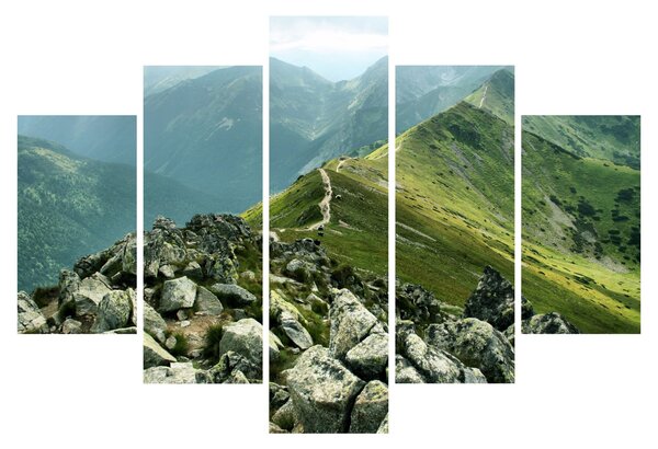 Slika - Planinski krajolik (150x105 cm)
