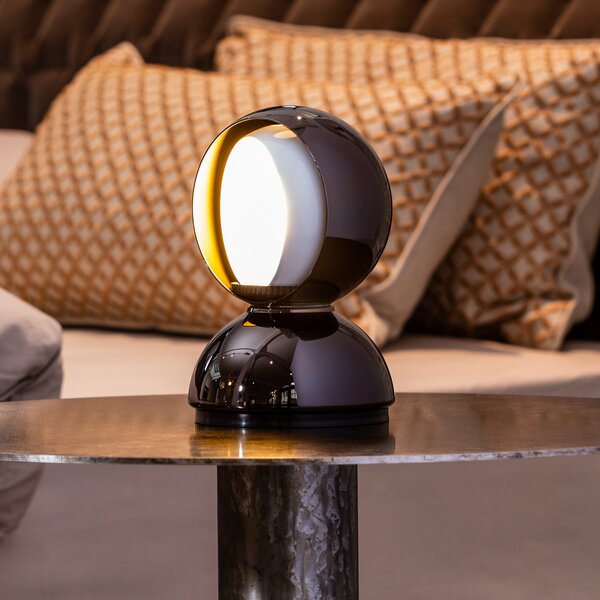 Stolne Lampa Artemide, Eclisse, Crno, Dnevna soba, Metal, Dizajn