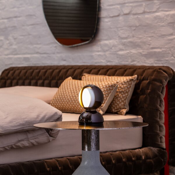 Stolne Lampa Artemide, Eclisse, Crno, Dnevna soba, Metal, Dizajn