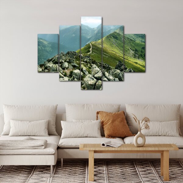 Slika - Planinski krajolik (150x105 cm)