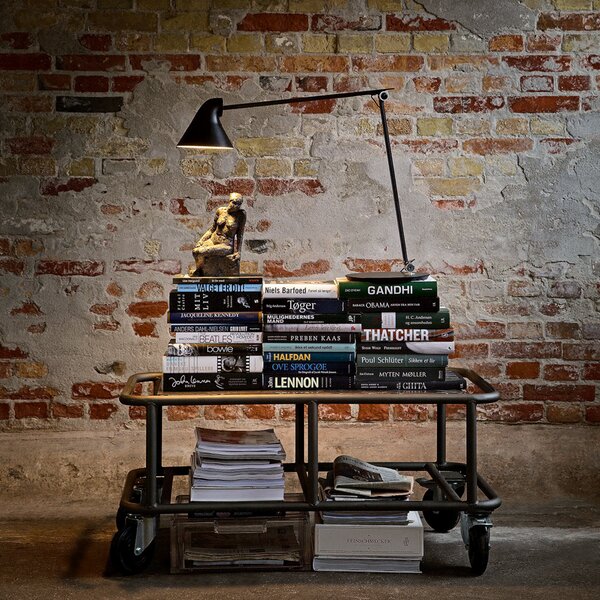 Stolne Lampa Louis Poulsen, NJP, prigušiv, Crno, Dnevna soba, Metal, Dizajn
