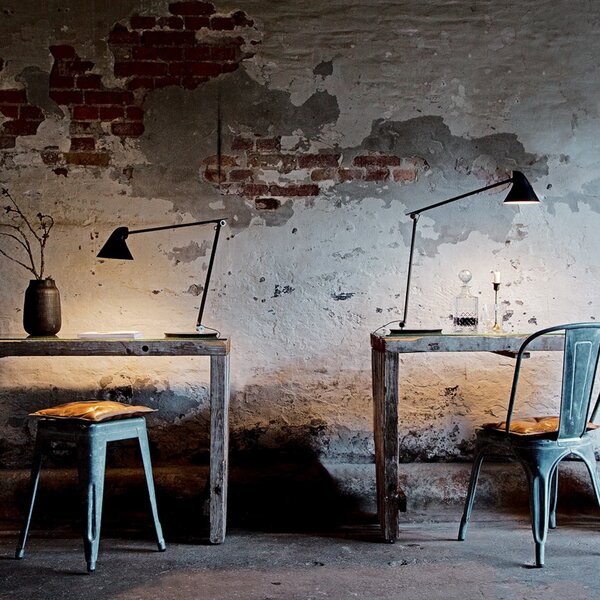 Stolne Lampa Louis Poulsen, NJP, prigušiv, Crno, Dnevna soba, Metal, Dizajn