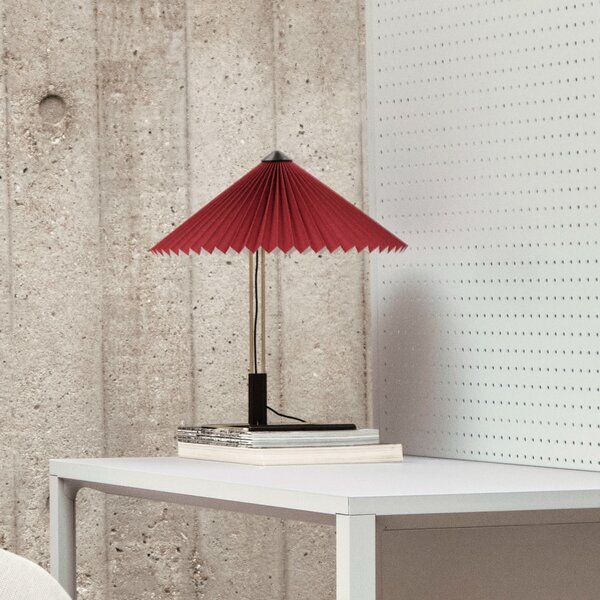 Stolne Lampa HAY, Matin 300, prigušiv, Crvena, Dnevna soba, Metal, Dizajn