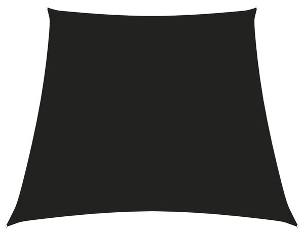 VidaXL Jedro za zaštitu od sunca od tkanine trapezno 3/4 x 3 m crno