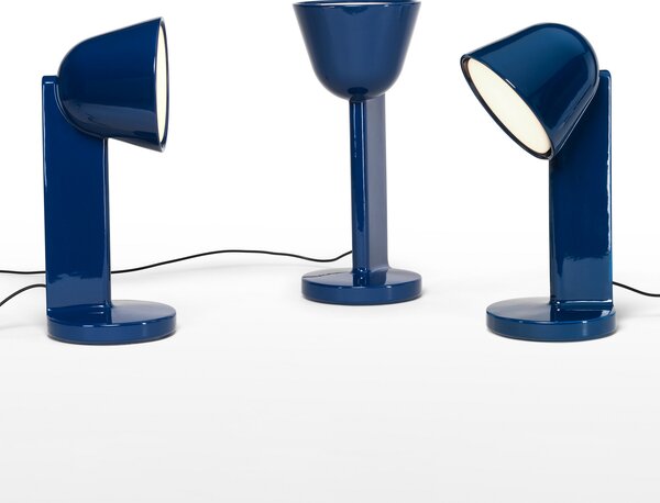 Stolne Lampa FLOS, Céramique Down, prigušiv, Plava, Dnevna soba, Keramika, Dizajn