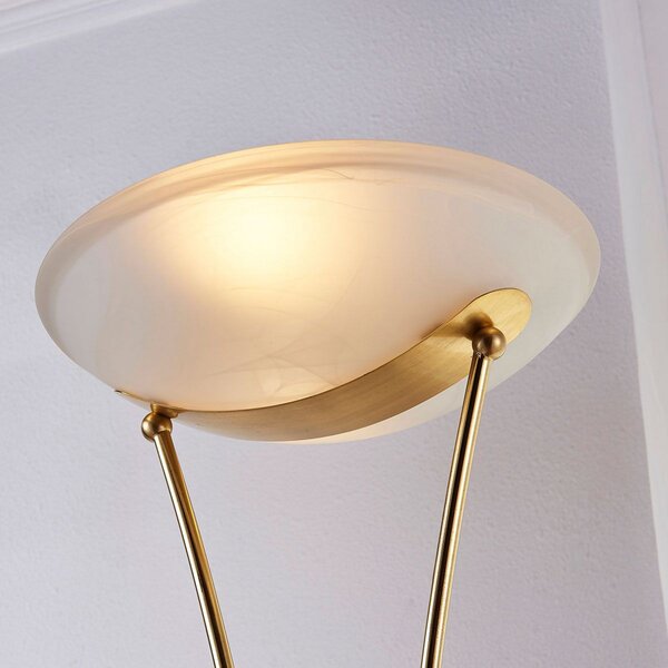 Podne Lampa Lindby, Felicia, Zlato / mjed, Dnevna soba, Metal, Moderan
