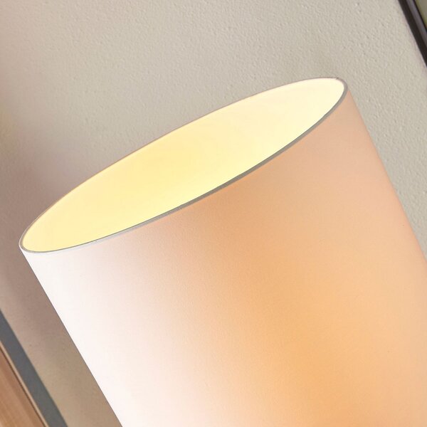 Podne Lampa Lindby, Parsa, Bijela, Dnevna soba, Tkanina / tekstil, Stanovanje mladih