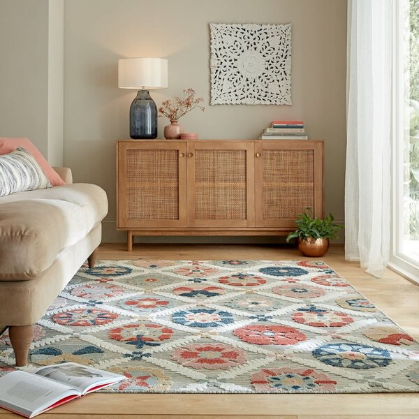 Sivi vanjski tepih 230x160 cm Flora - Flair Rugs