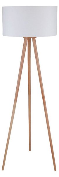 Podne Lampa Lindby, Charlia, Bijela, Dnevna soba, Tkanina / tekstil, Skandinavski