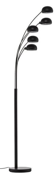 Podne Lampa Lindby, Jewa, Crno, Dnevna soba, Metal, Moderan