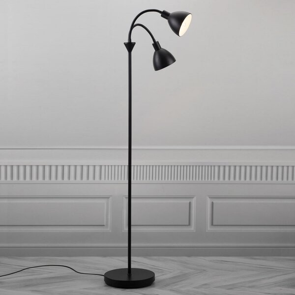 Podne Lampa Nordlux, Ray, Crno, Dnevna soba, Metal, Moderan