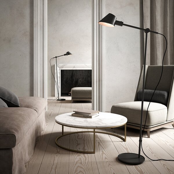 Podne Lampa DFTP by Nordlux, Stay, Crno, Dnevna soba, Metal, Skandinavski