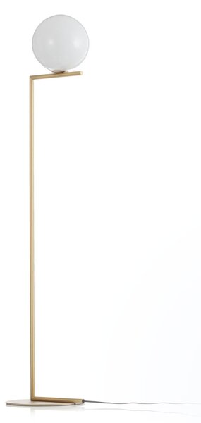 Podne Lampa FLOS, IC F1, prigušiv, Zlato / mjed, Dnevna soba, Metal, Dizajn