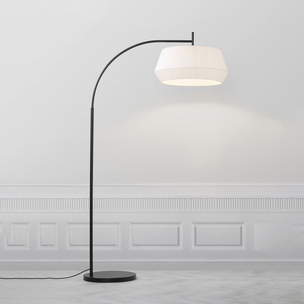Podne Lampa Nordlux, Dicte, Bijela, Dnevna soba, Tkanina / tekstil, Skandinavski
