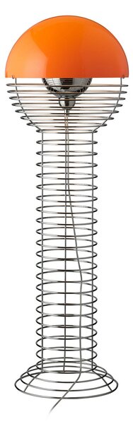 Podne Lampa Verpan, Wire, Naranča, Dnevna soba, Metal, Dizajn