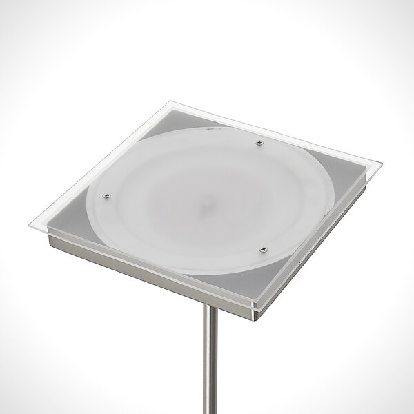 Podne Lampa Lindby, Sumani, prigušiv, Sivo, Dnevna soba, Metal, Moderan
