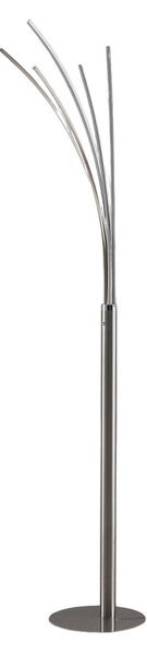 Podne Lampa Lindby, Boba, Metalik, Dnevna soba, Aluminij, Moderan