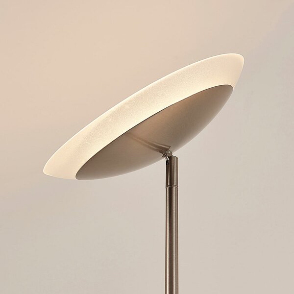 Podne Lampa Lindby, Jonne, prigušiv, Metalik, Dnevna soba, Metal, Moderan