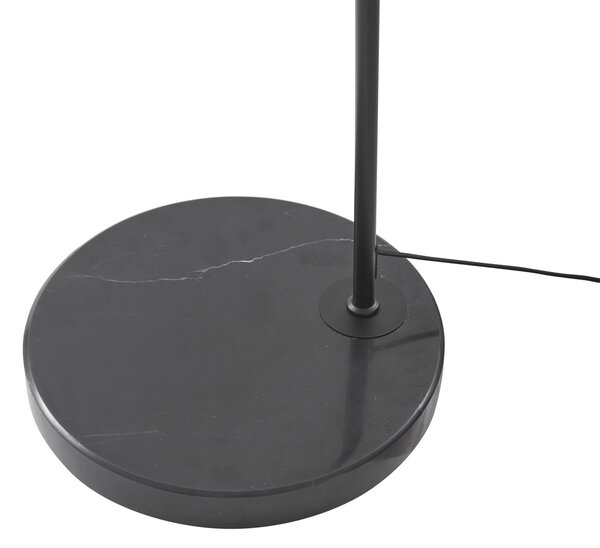Podne Lampa Lucande, Yekta, prigušiv, Crno, Dnevna soba, Metal, Dizajn