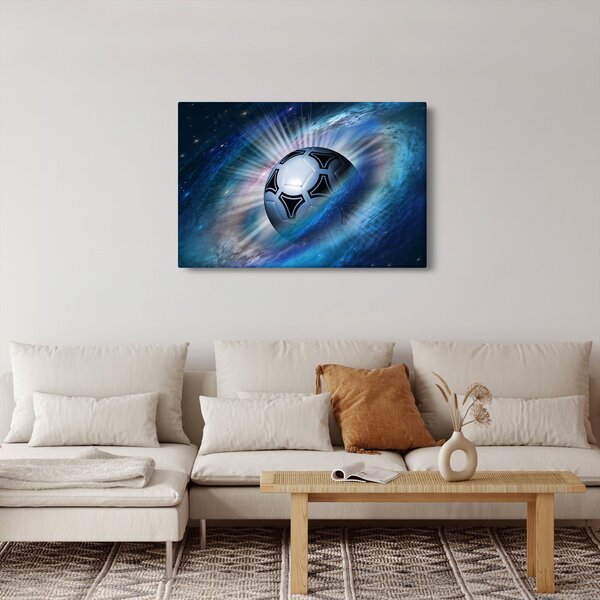 Slika - Nogomet u svemiru (90x60 cm)