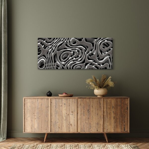 Slika - Metalna apstrakcija (120x50 cm)