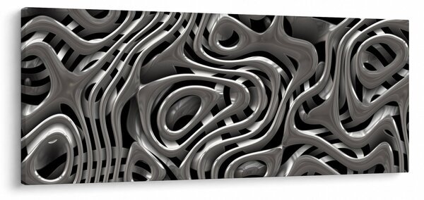 Slika - Metalna apstrakcija (120x50 cm)