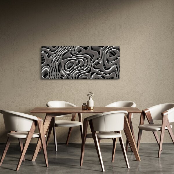 Slika - Metalna apstrakcija (120x50 cm)