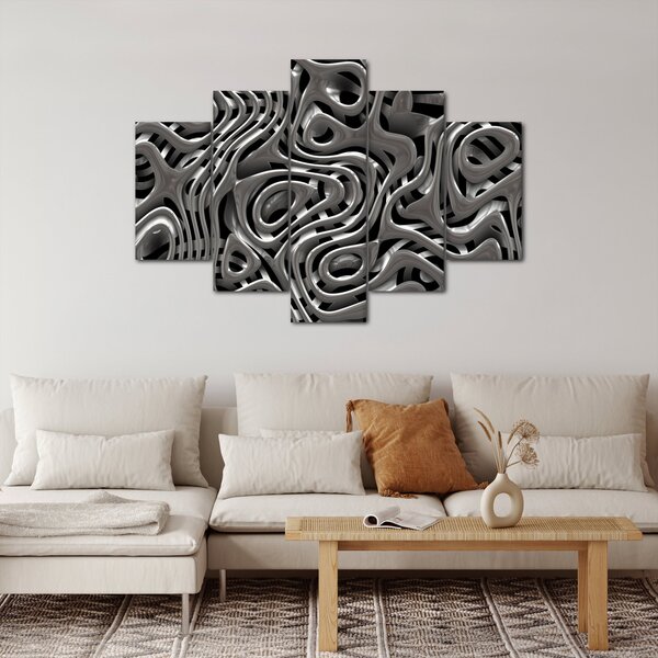 Slika - Metalna apstrakcija (150x105 cm)