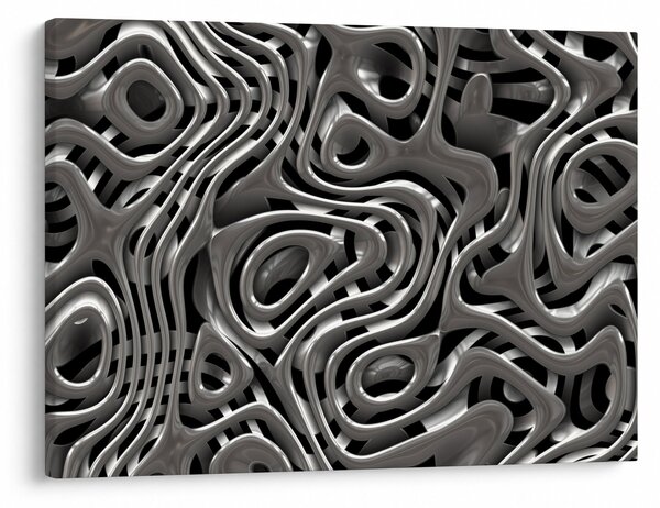 Slika - Metalna apstrakcija (70x50 cm)