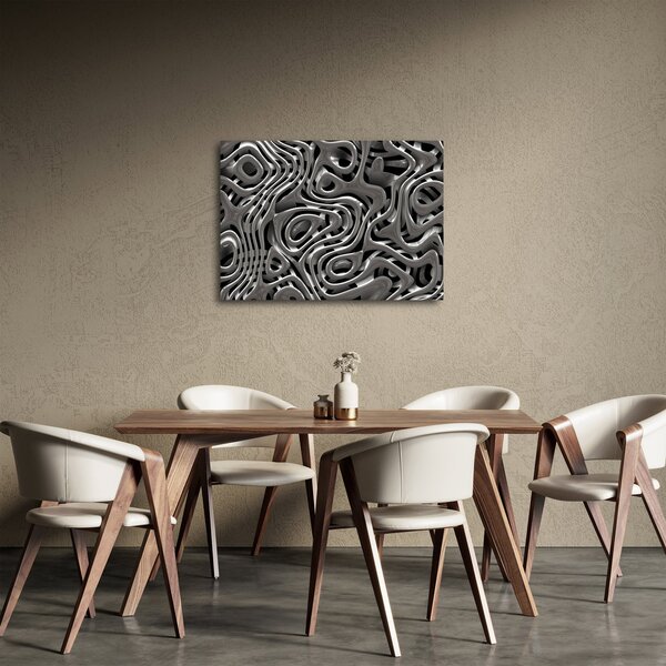 Slika - Metalna apstrakcija (70x50 cm)