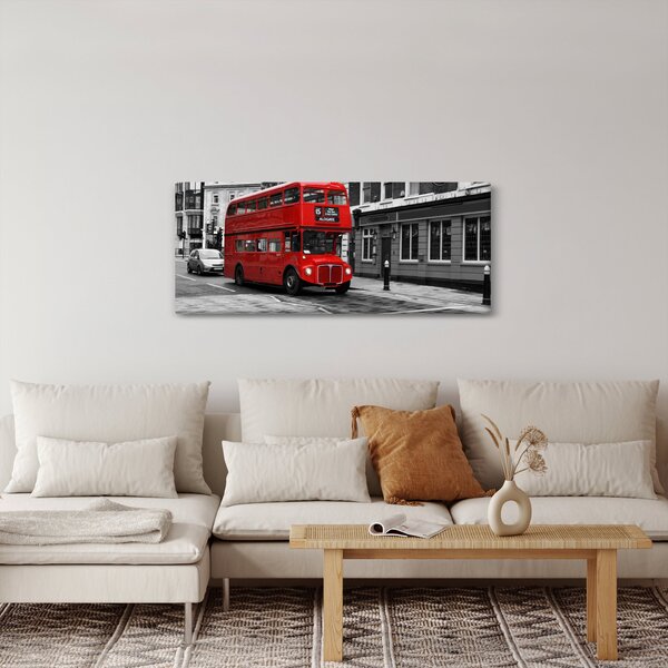 Slika - London s autobusom (120x50 cm)