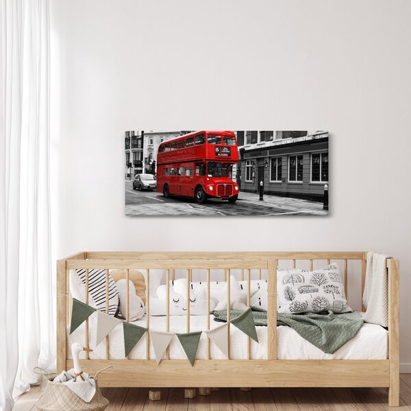 Slika - London s autobusom (120x50 cm)