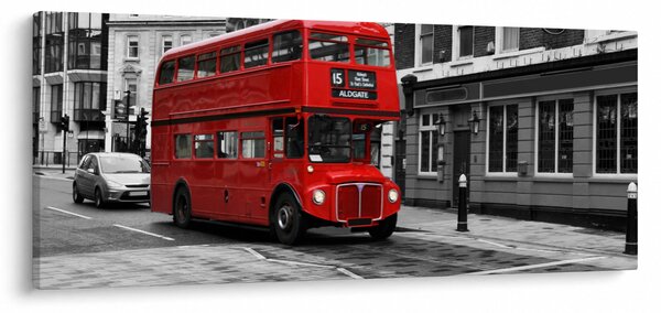 Slika - London s autobusom (120x50 cm)