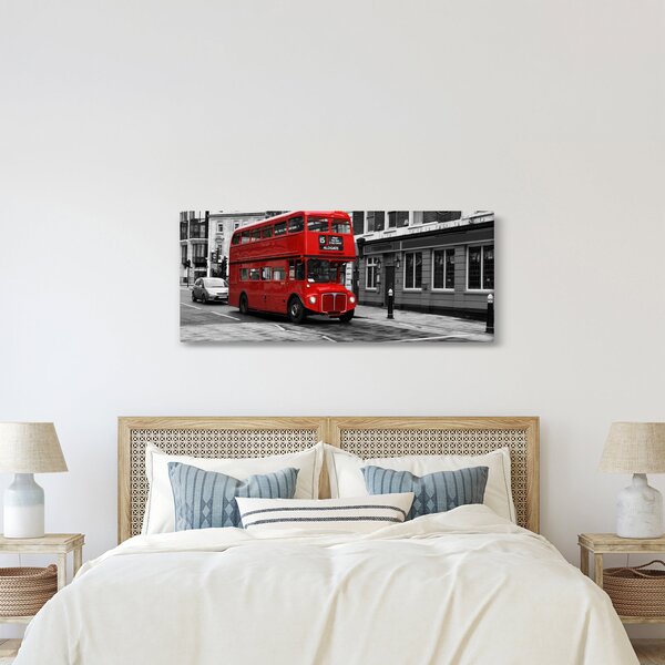Slika - London s autobusom (120x50 cm)