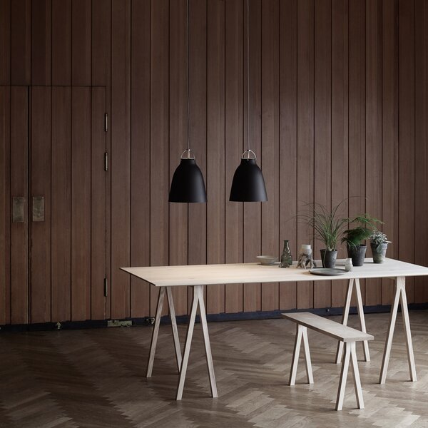 Viseće Svjetiljka FRITZ HANSEN, Caravaggio P2, prigušiv, Crno, Dnevna soba, Metal, Dizajn