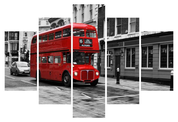 Slika - London s autobusom (150x105 cm)