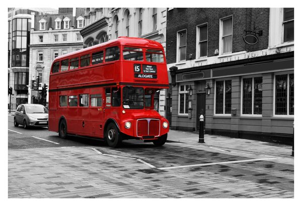 Slika - London s autobusom (90x60 cm)