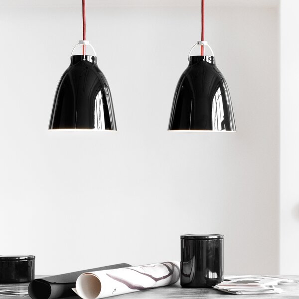 Viseće Svjetiljka FRITZ HANSEN, Caravaggio P1, prigušiv, Crno, Dnevna soba, Metal, Dizajn