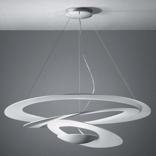 Viseće Svjetiljka Artemide, Pirce Mini, prigušiv, Bijela, Dnevna soba, Metal, Dizajn