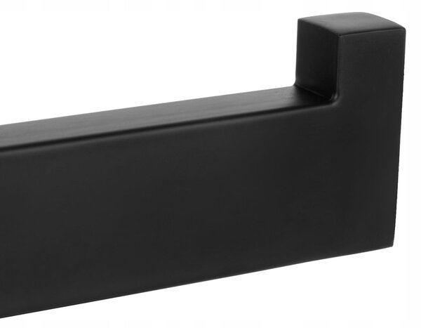 Nehrđajući čelik samoodmjerno 3m zidni držač za toaletni papir 14 cm crno