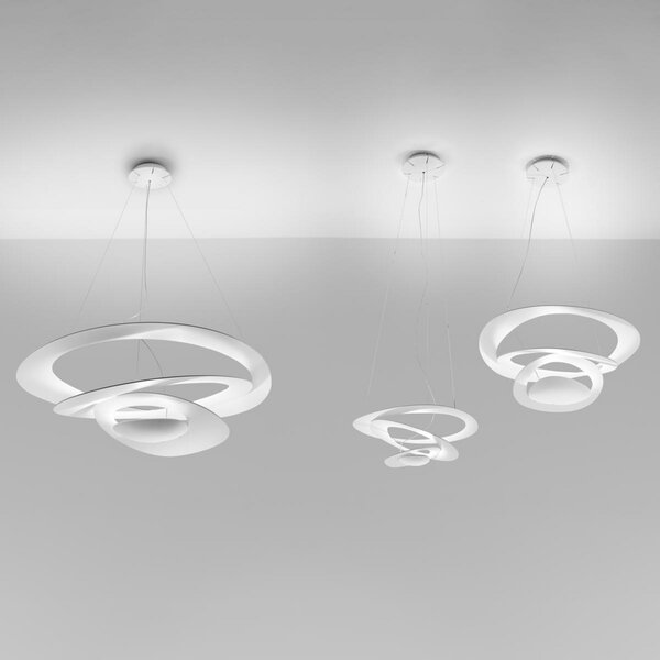 Viseće Svjetiljka Artemide, Pirce Mini, prigušiv, Bijela, Dnevna soba, Metal, Dizajn