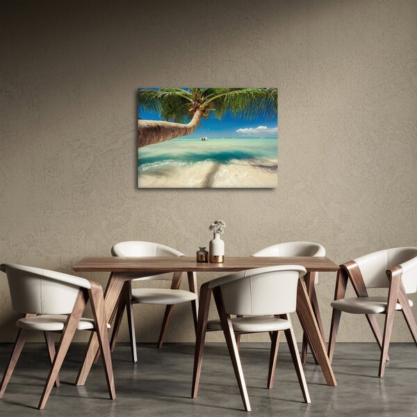 Slika - Čisto more s palmom (70x50 cm)