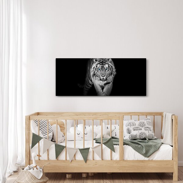 Slika - Tigar s plavim očima (120x50 cm)