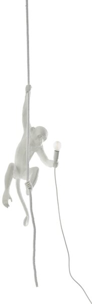 Stolne Lampa SELETTI, Monkey Lamp, Bijela, Dnevna soba, Plastika, Dizajn