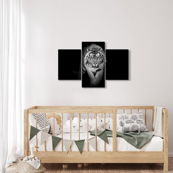 Slika - Tigar s plavim očima (90x60 cm)