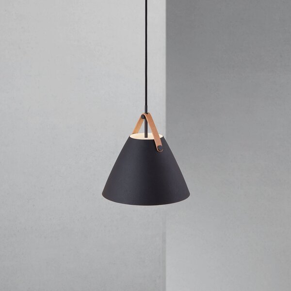 Viseće Svjetiljka DFTP by Nordlux, Strap, prigušiv, Crno, Dnevna soba, Metal, Skandinavski