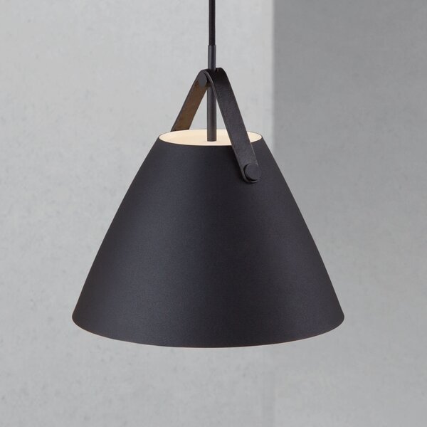 Viseće Svjetiljka DFTP by Nordlux, Strap, prigušiv, Crno, Dnevna soba, Metal, Skandinavski